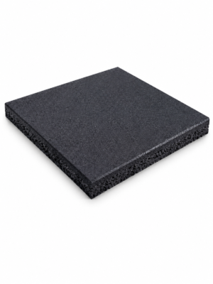 Piso de Borracha Academias Crossfit  Pilates Escolas 1 Placa 50x50cm